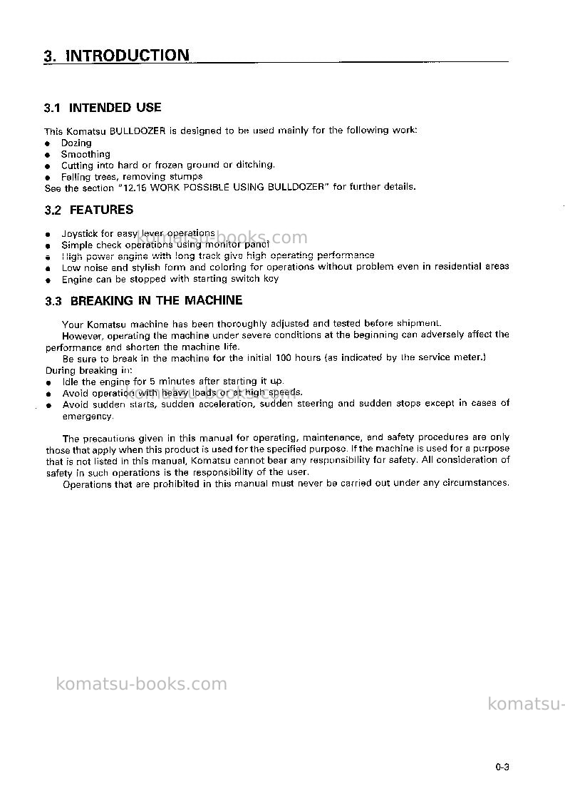 Komatsu d41a-6jpn Operation manual cover Page 4 Komatsu d41a-6jpn Operation manual cover Page 4