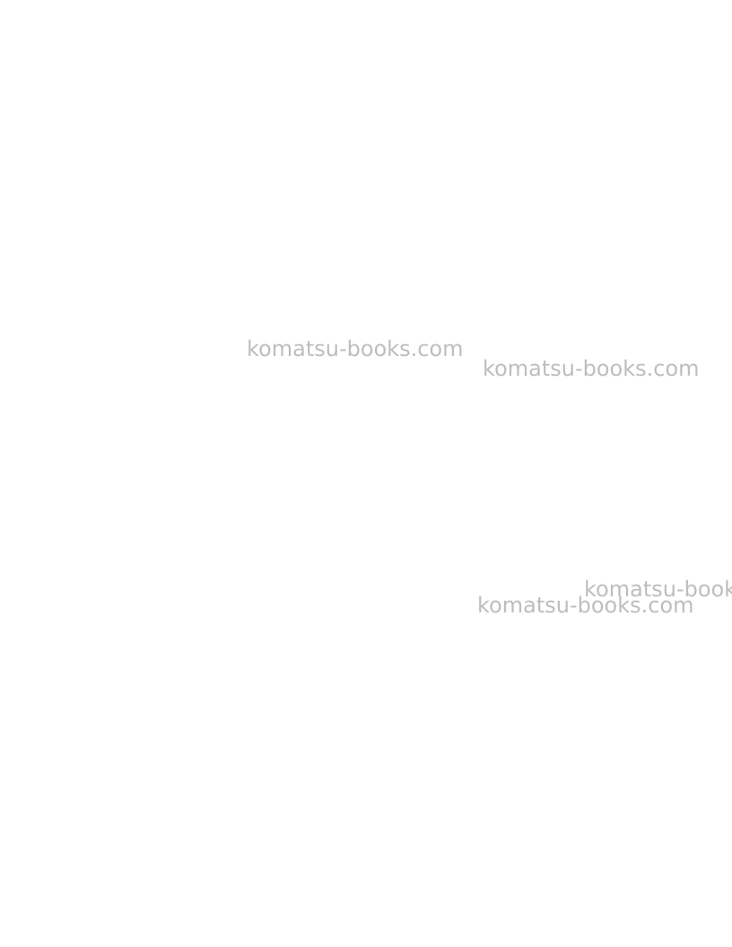 Komatsu d57s-1jpn Operation manual cover Page 4 Komatsu d57s-1jpn Operation manual cover Page 4