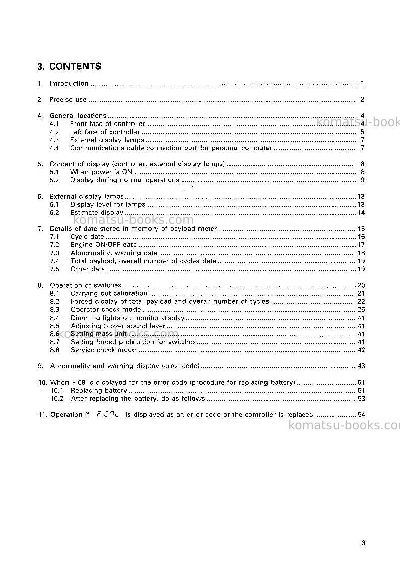 Komatsu hd465-5jpn-payload meter 2 Operation manual cover Page 4 Komatsu hd465-5jpn-payload meter 2 Operation manual cover Page 4