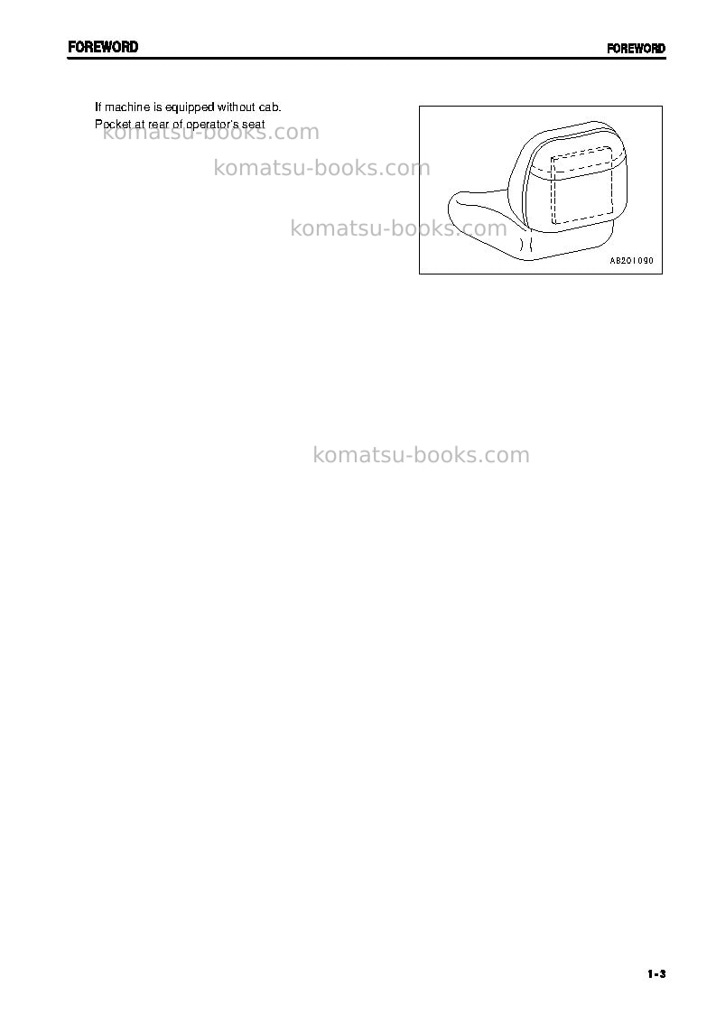 Komatsu dwt065-1jpn-towing winch Operation manual cover Page 4