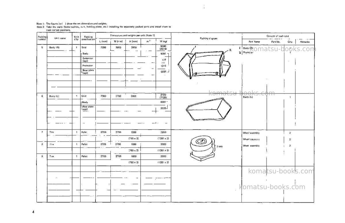 Komatsu hd785-3jpn Field assembly manual cover Page 4 Komatsu hd785-3jpn Field assembly manual cover Page 4