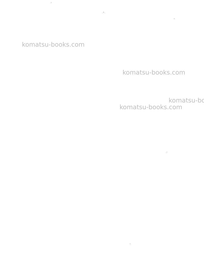 Komatsu wa500-1usa-l Repair & maintenance cover Page 4