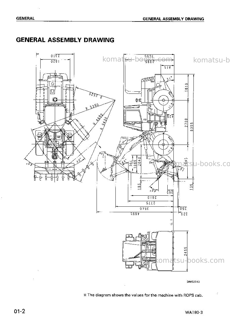 Komatsu wa180-3deu Repair & maintenance cover Page 4 Komatsu wa180-3deu Repair & maintenance cover Page 4