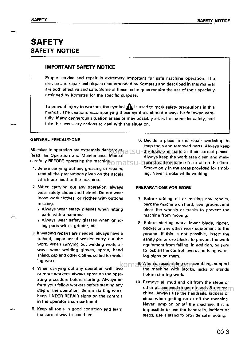 Komatsu cd30r-1jpn Repair & maintenance cover Page 4 Komatsu cd30r-1jpn Repair & maintenance cover Page 4