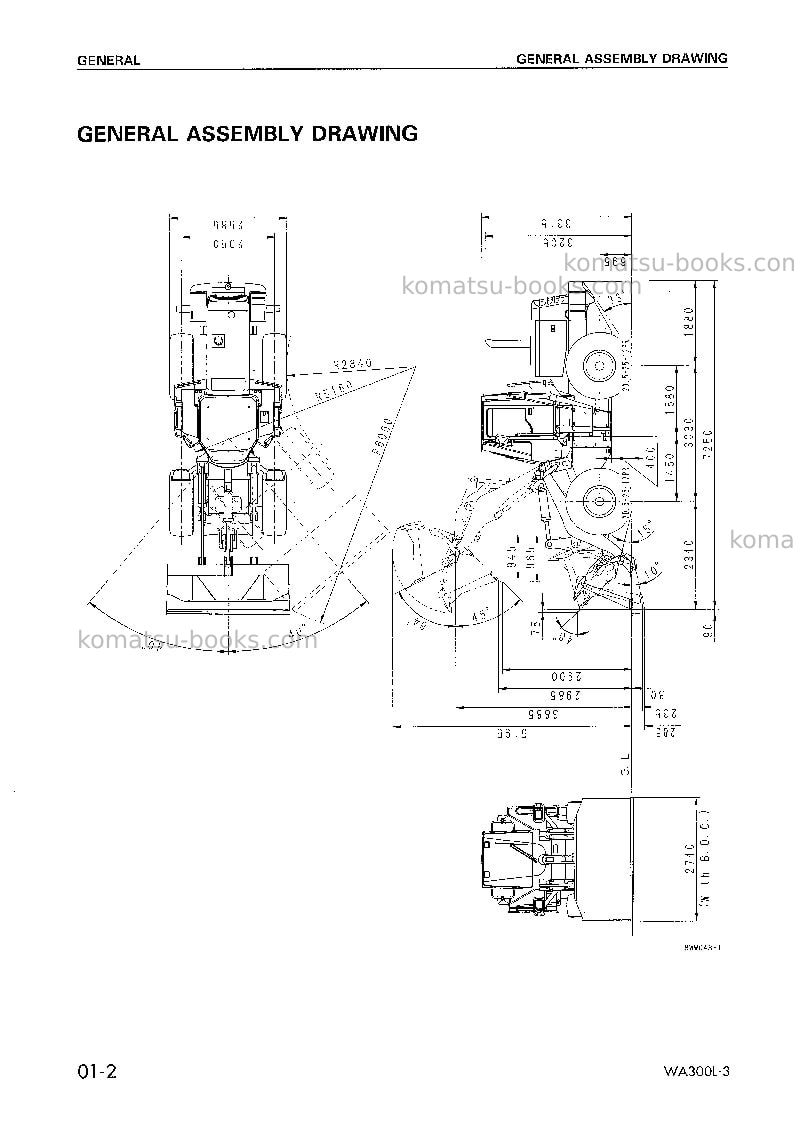 Komatsu wa300l-3jpn Repair & maintenance cover Page 4 Komatsu wa300l-3jpn Repair & maintenance cover Page 4