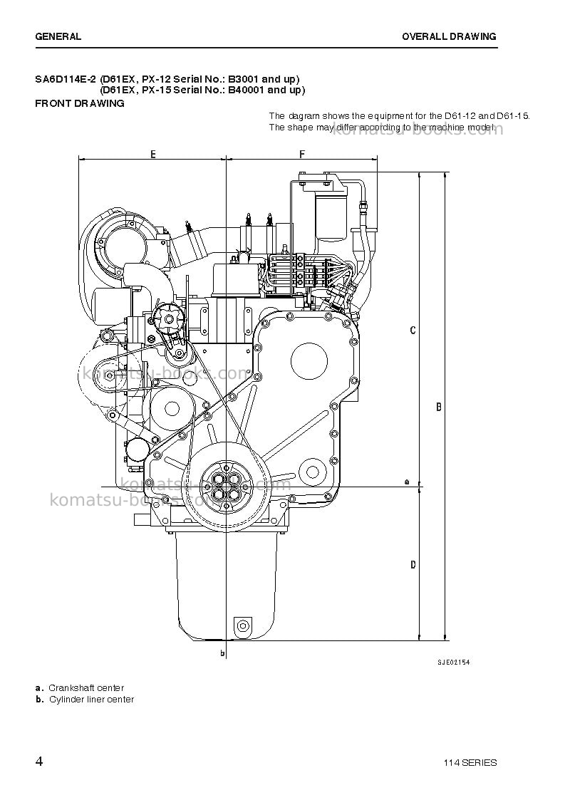 Komatsu 114 seriesbra Ремонт и обслуживание обложка Страница 4 Komatsu 114 seriesbra Ремонт и обслуживание обложка Страница 4