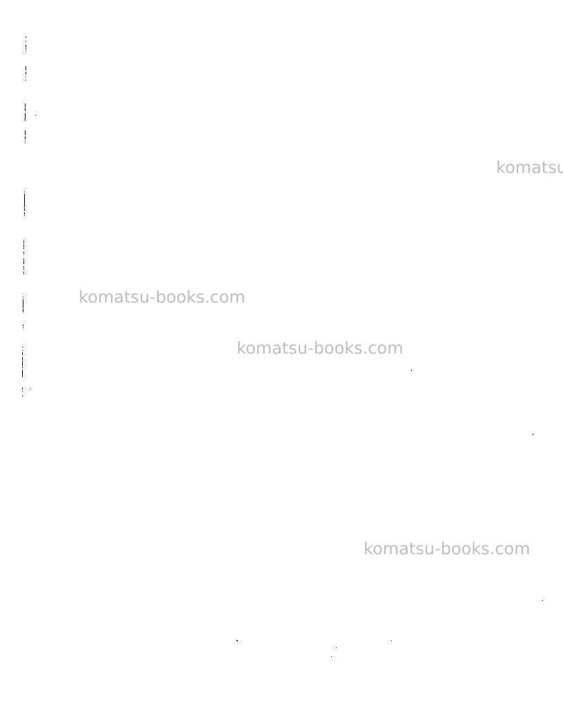 Komatsu 555 Repair & maintenance cover Page 4