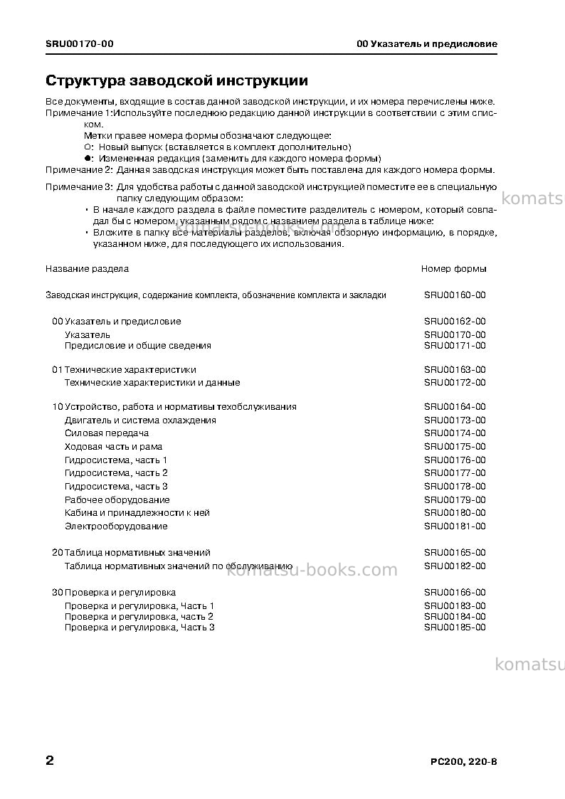 Komatsu pc200-8jpn Ремонт и обслуживание обложка Страница 4 Komatsu pc200-8jpn Ремонт и обслуживание обложка Страница 4