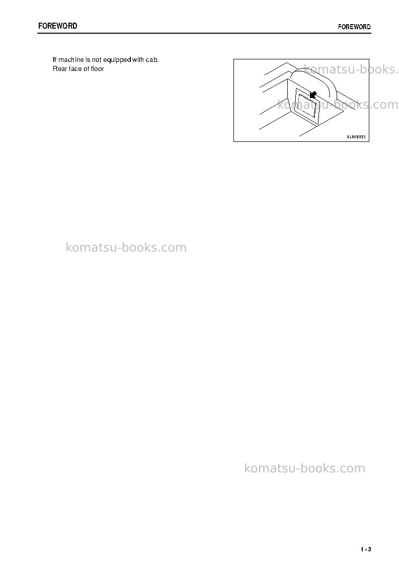 Komatsu d65wx-15jpn Operation manual cover Page 4 Komatsu d65wx-15jpn Operation manual cover Page 4