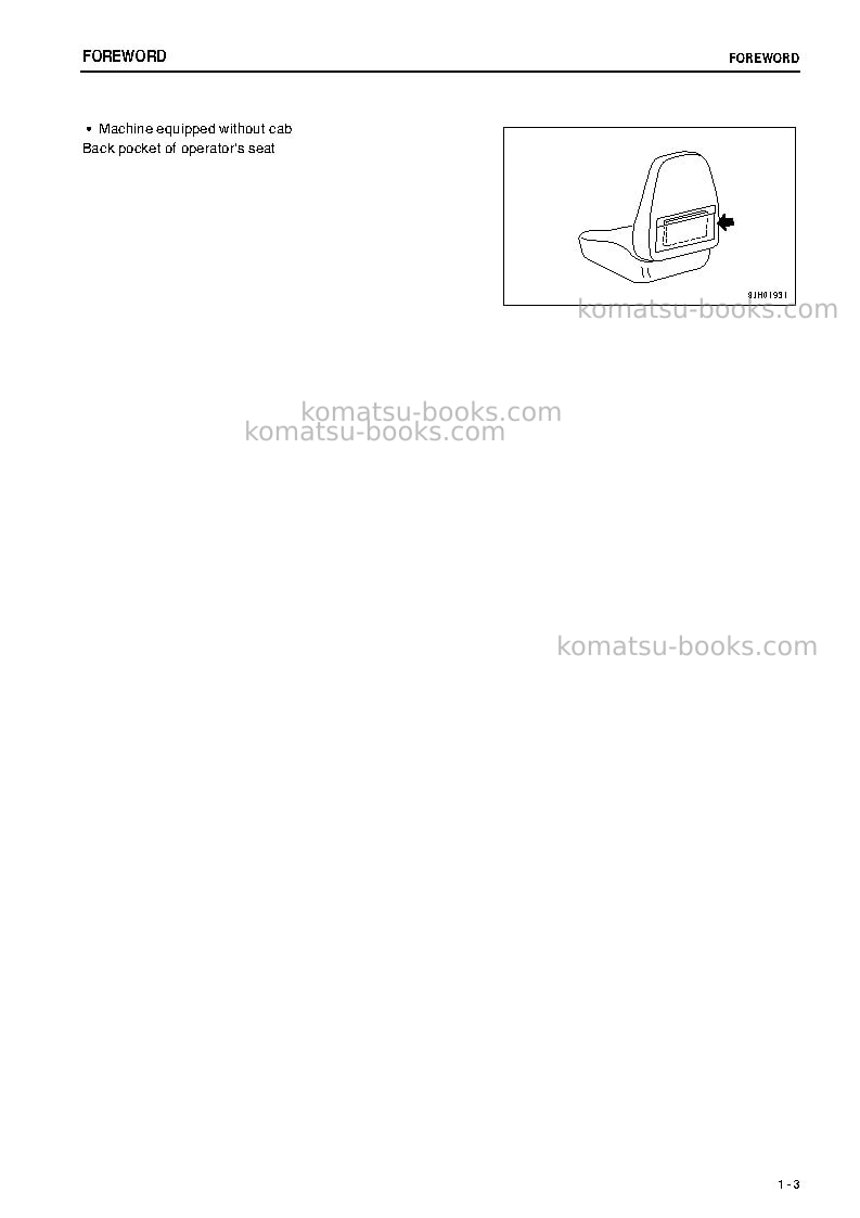 Komatsu d155ax-5jpn Operation manual cover Page 4 Komatsu d155ax-5jpn Operation manual cover Page 4