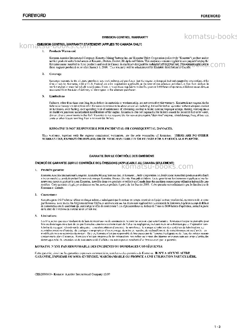 Komatsu d37px-21jpn Operation manual cover Page 4 Komatsu d37px-21jpn Operation manual cover Page 4