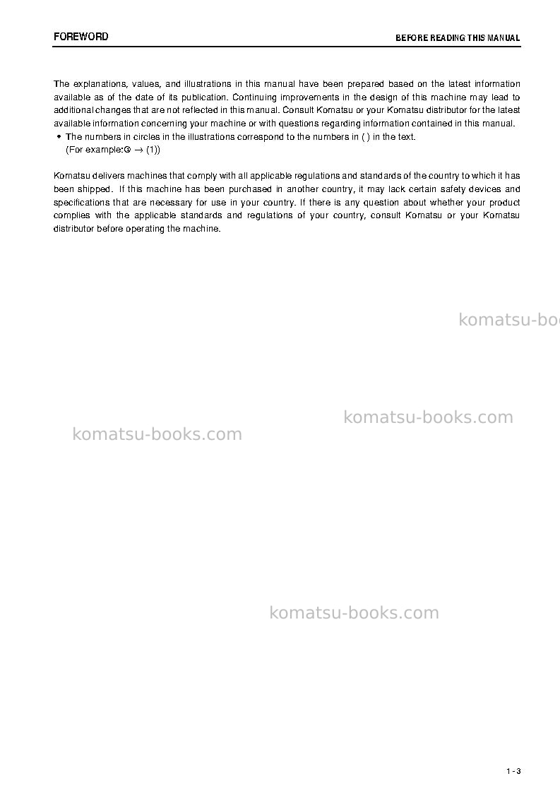 Komatsu d39px-22jpn Operation manual cover Page 4 Komatsu d39px-22jpn Operation manual cover Page 4