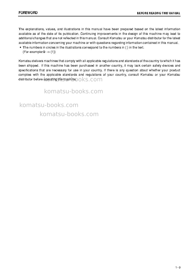 Komatsu d65px-15jpn-e0 Operation manual cover Page 4 Komatsu d65px-15jpn-e0 Operation manual cover Page 4