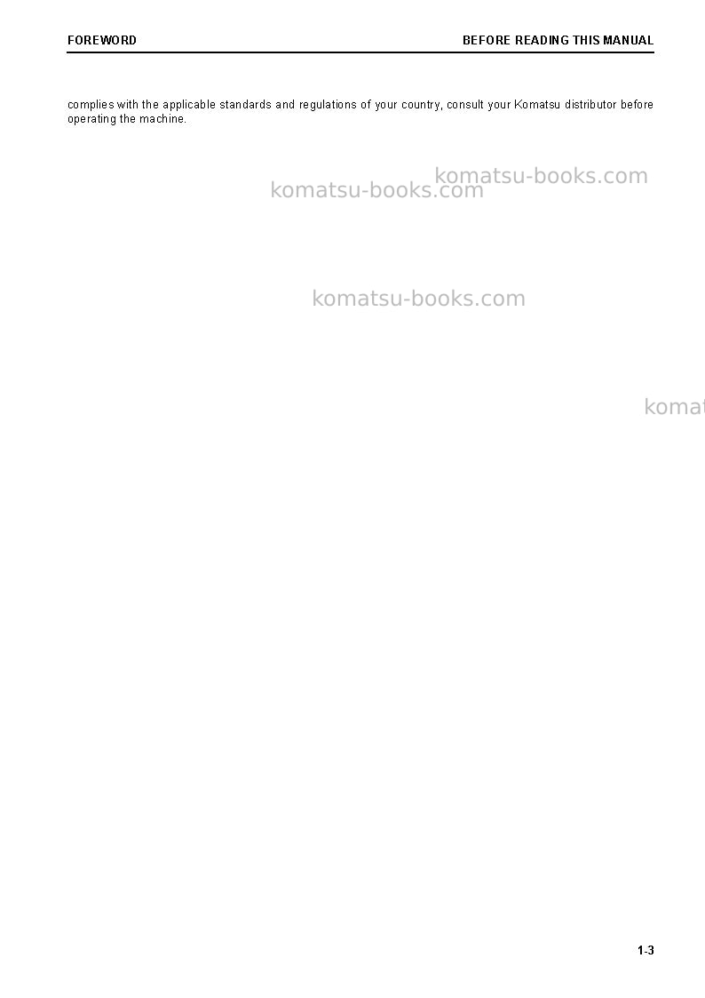 Komatsu d37px-24jpn Operation manual cover Page 4 Komatsu d37px-24jpn Operation manual cover Page 4