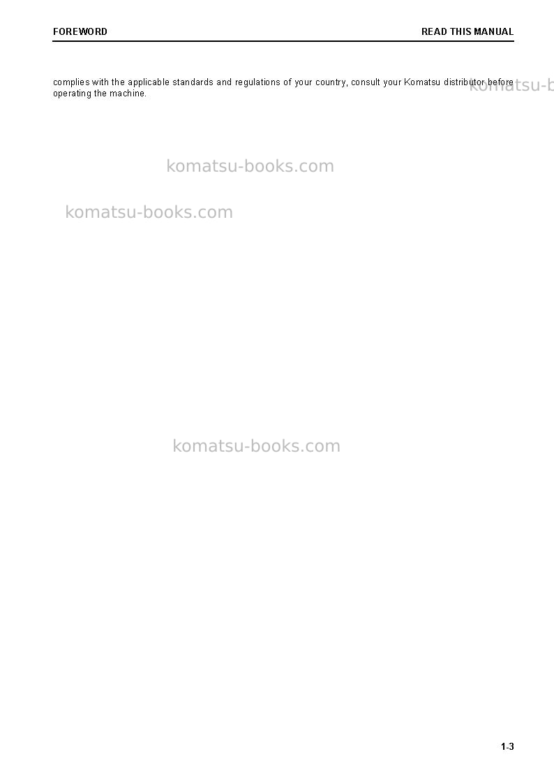 Komatsu d51px-24jpn Operation manual cover Page 4 Komatsu d51px-24jpn Operation manual cover Page 4