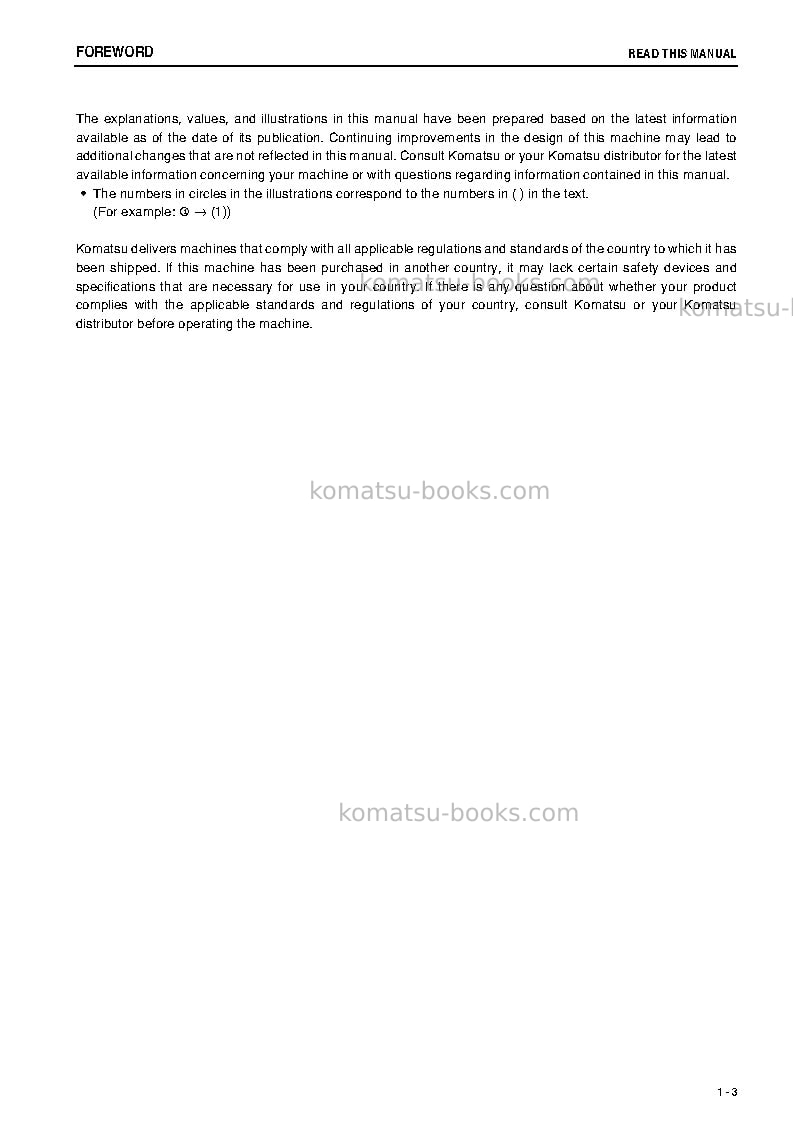 Komatsu d31px-22jpn Operation manual cover Page 4 Komatsu d31px-22jpn Operation manual cover Page 4