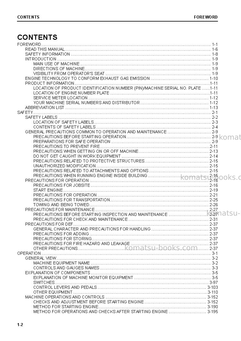 Komatsu d51px-24jpn Operation manual cover Page 4 Komatsu d51px-24jpn Operation manual cover Page 4