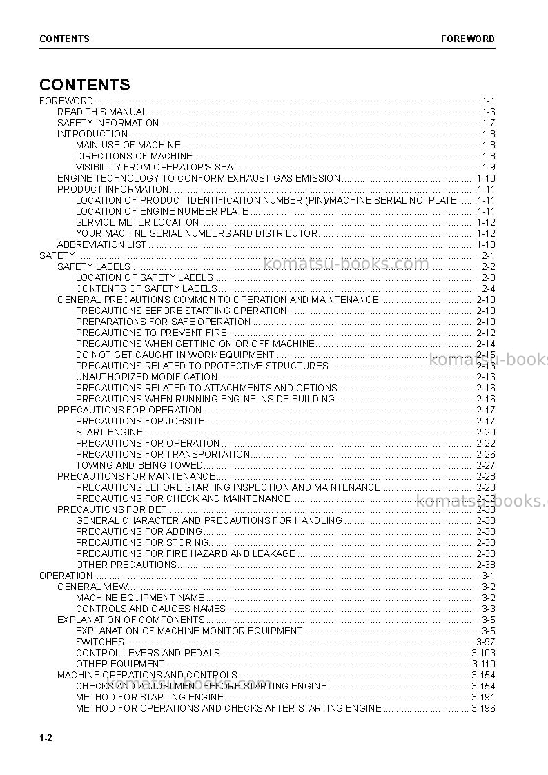 Komatsu d61px-24jpn Operation manual cover Page 4 Komatsu d61px-24jpn Operation manual cover Page 4