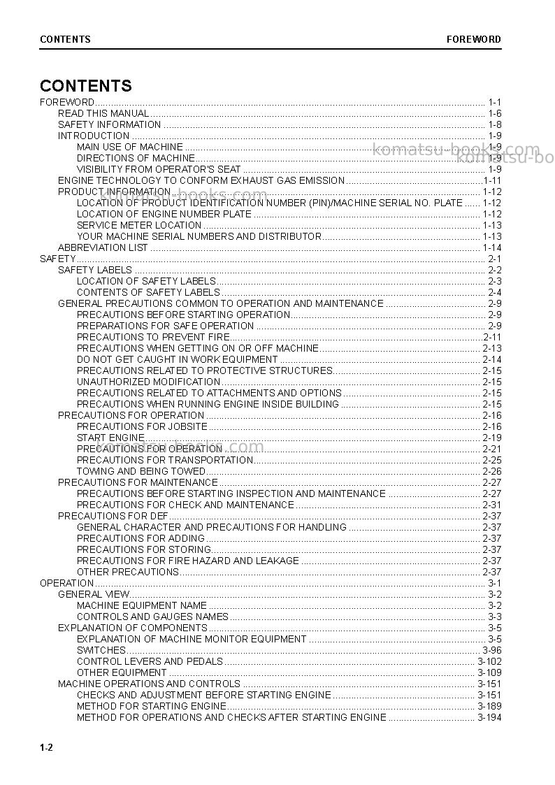 Komatsu d37ex-24jpn-gateway function controller Operation manual cover Page 4 Komatsu d37ex-24jpn-gateway function controller Operation manual cover Page 4