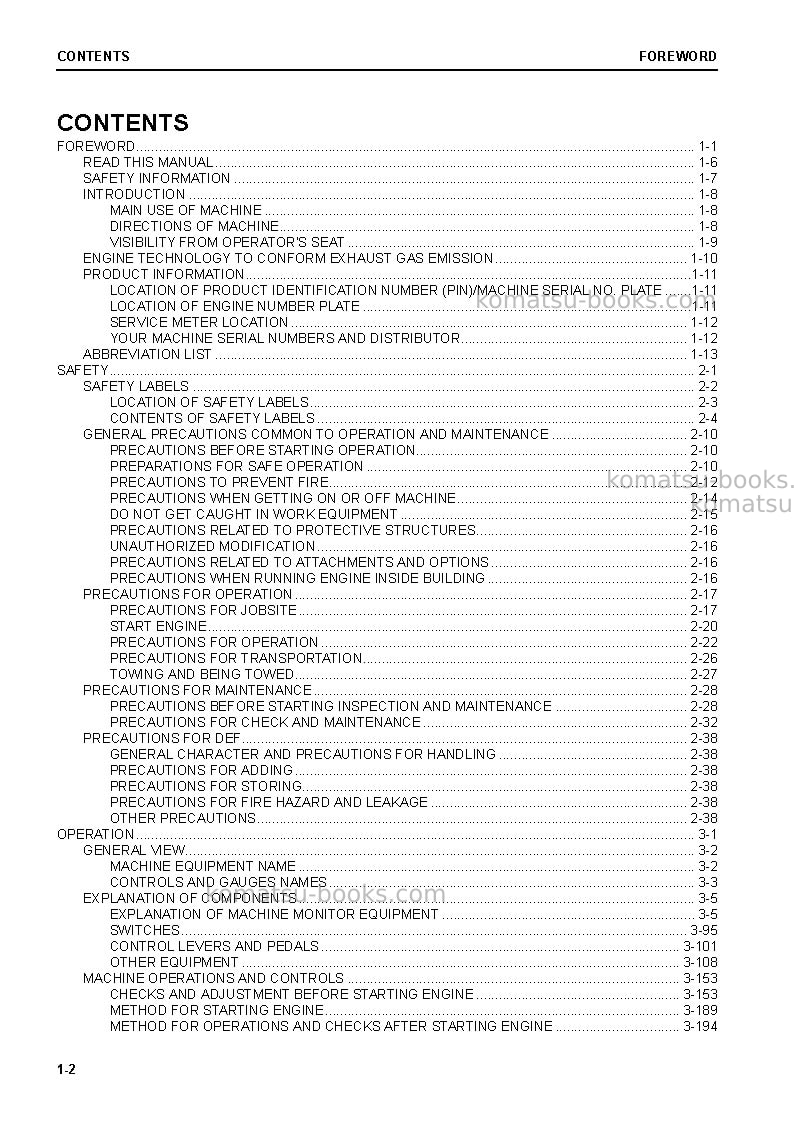 Komatsu d61ex-24jpn-gateway function controller Operation manual cover Page 4 Komatsu d61ex-24jpn-gateway function controller Operation manual cover Page 4