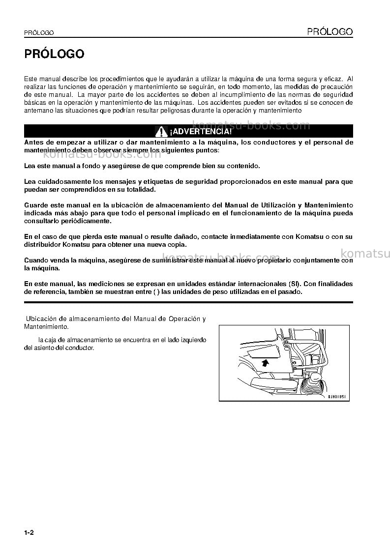 Komatsu pc228uslc-3gbr-tier 3 Manual de operación cover Page 4 Komatsu pc228uslc-3gbr-tier 3 Manual de operación cover Page 4
