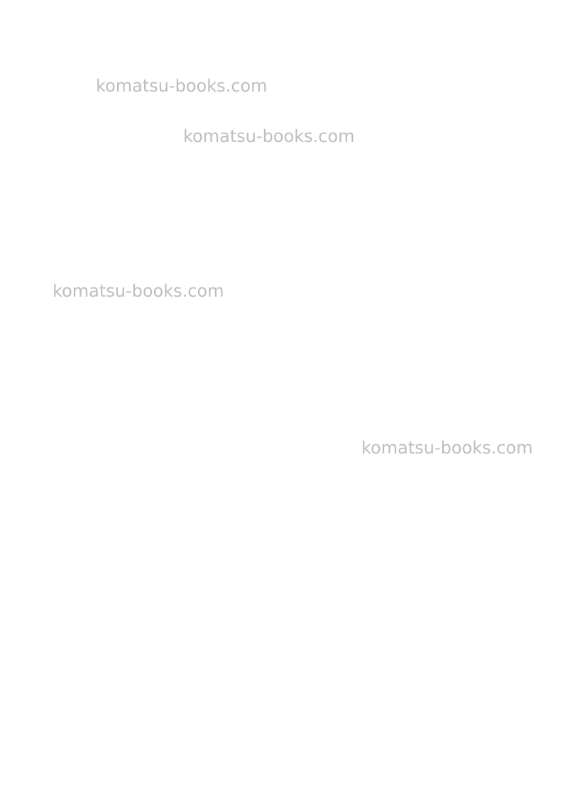 Komatsu wa95-3deu-30km options Operation manual cover Page 4 Komatsu wa95-3deu-30km options Operation manual cover Page 4
