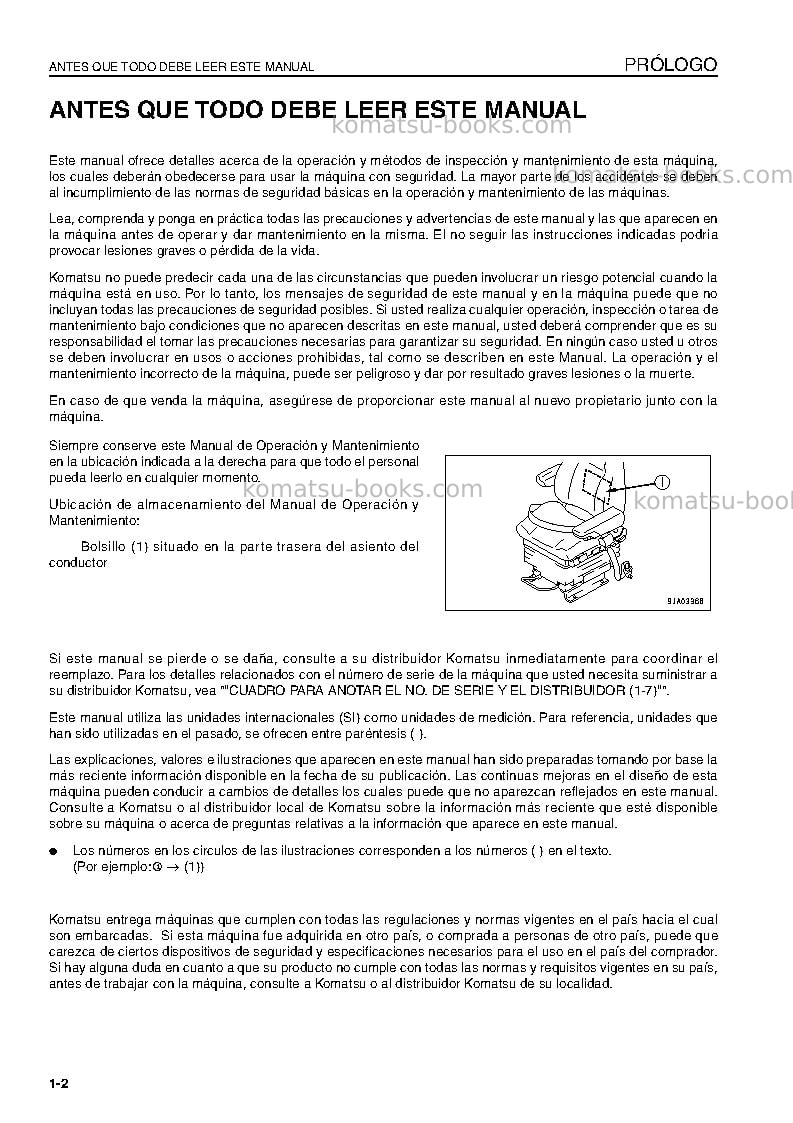 Komatsu wa430-6jpn Manual de operación cover Page 4