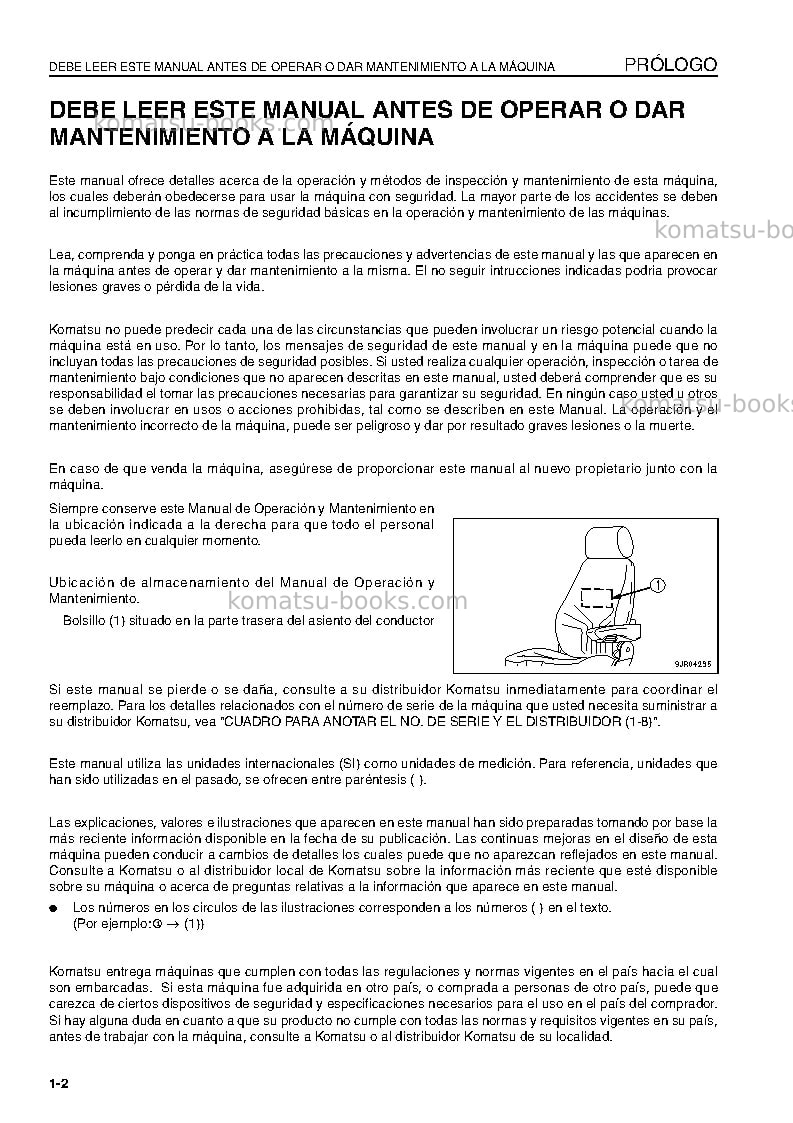 Komatsu wa900-3jpn-e0 Manual de operación cover Page 4