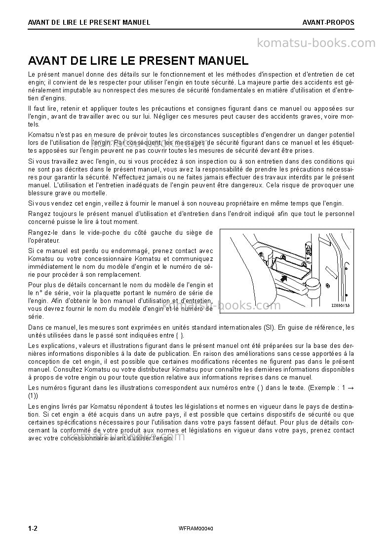 Komatsu pc88mr-10ita Manuel d'utilisation couverture Page 4 Komatsu pc88mr-10ita Manuel d'utilisation couverture Page 4