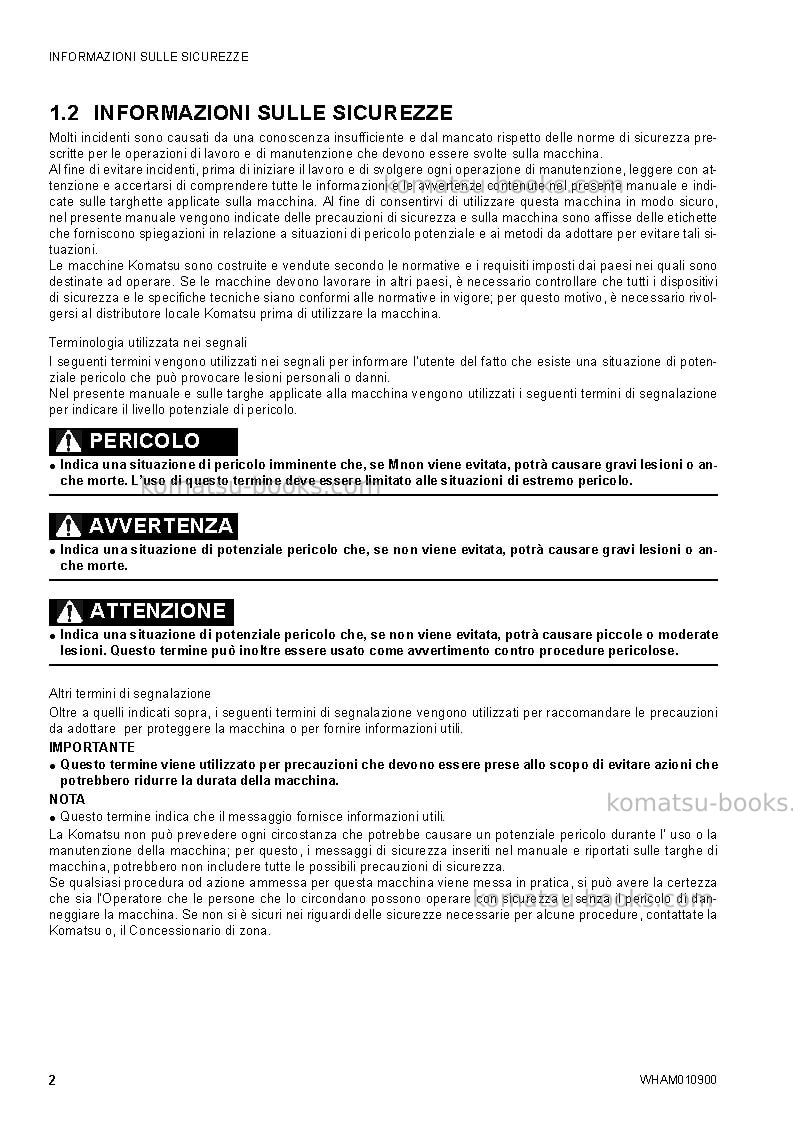 Komatsu sk1026-5ita-turbo Manuale operativo copertina Pagina 4