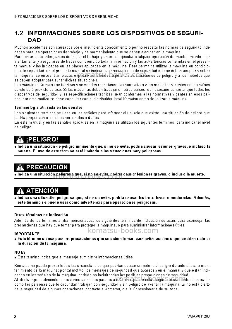 Komatsu ck30-1ita Manual de operación cover Page 4 Komatsu ck30-1ita Manual de operación cover Page 4