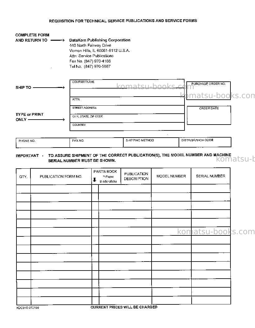 Komatsu d38p-1usa-a Operation manual cover Page 5 Komatsu d38p-1usa-a Operation manual cover Page 5