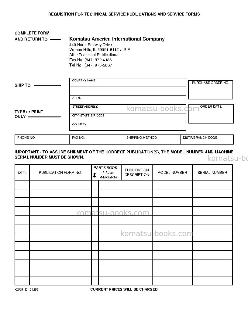 Komatsu pc340lc-7gbr-k Operation manual cover Page 5 Komatsu pc340lc-7gbr-k Operation manual cover Page 5
