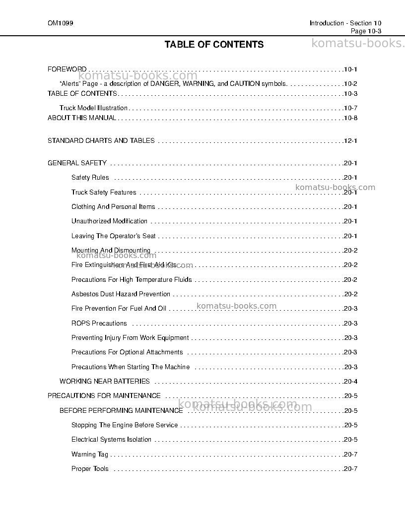 Komatsu 830e-1usa-ac Operation manual cover Page 5