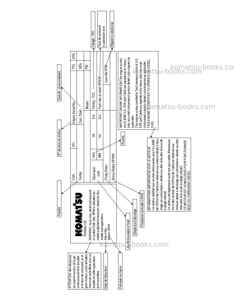 Komatsu wb140ps-2usa-n Manuel d'utilisation couverture Page 5 Komatsu wb140ps-2usa-n Manuel d'utilisation couverture Page 5