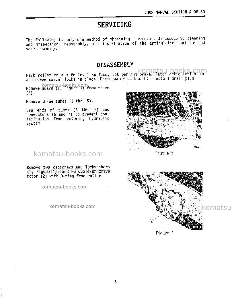 Komatsu dd742 Repair & maintenance cover Page 5 Komatsu dd742 Repair & maintenance cover Page 5