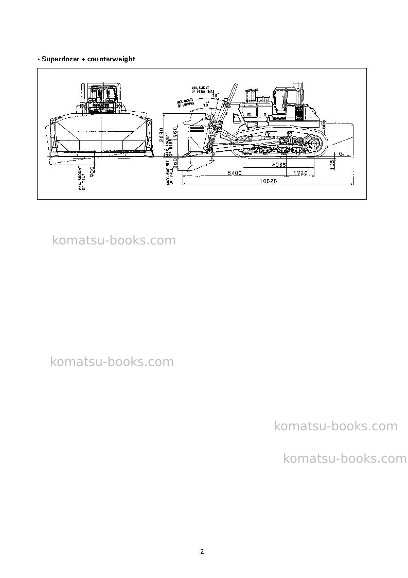Komatsu d475a-5jpn-for alaska extreme cold terrain Field assembly manual cover Page 5 Komatsu d475a-5jpn-for alaska extreme cold terrain Field assembly manual cover Page 5