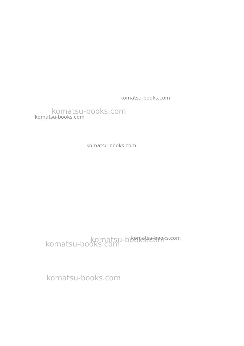 Komatsu d375a-5jpn-w/o egr Field assembly manual cover Page 5