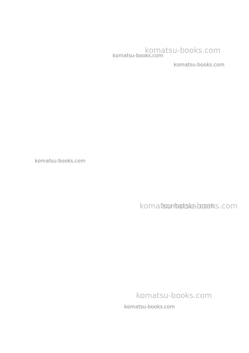 Komatsu d155ax-7jpn Field assembly manual cover Page 5 Komatsu d155ax-7jpn Field assembly manual cover Page 5