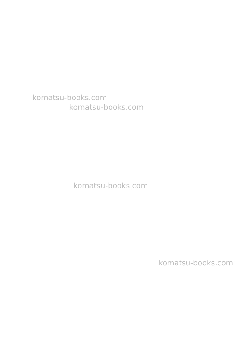 Komatsu pc360lc-11jpn-for eu Field assembly manual cover Page 5 Komatsu pc360lc-11jpn-for eu Field assembly manual cover Page 5