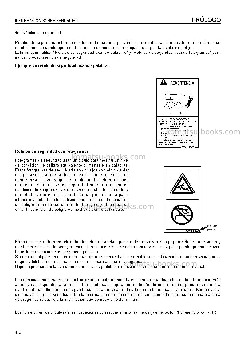 Komatsu gd825a-2jpn Manual de operación cover Page 5
