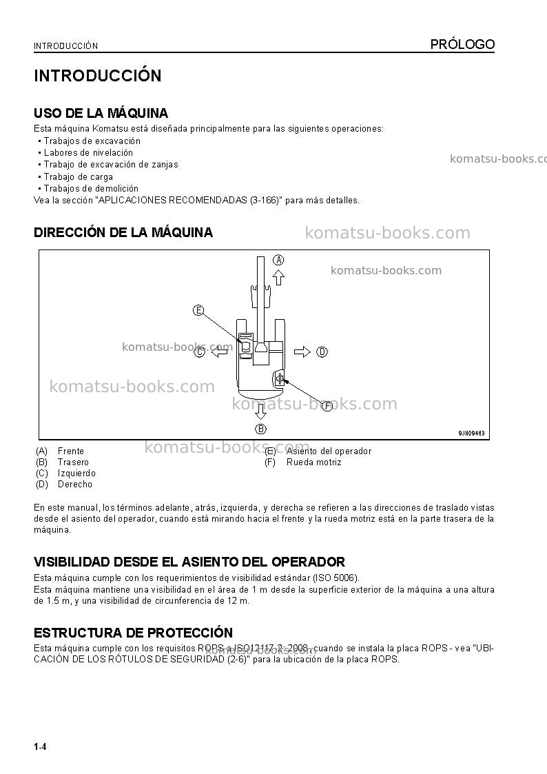 Komatsu pc220lc-8jpn-work equipment grease 100h Manual de operación cover Page 5 Komatsu pc220lc-8jpn-work equipment grease 100h Manual de operación cover Page 5