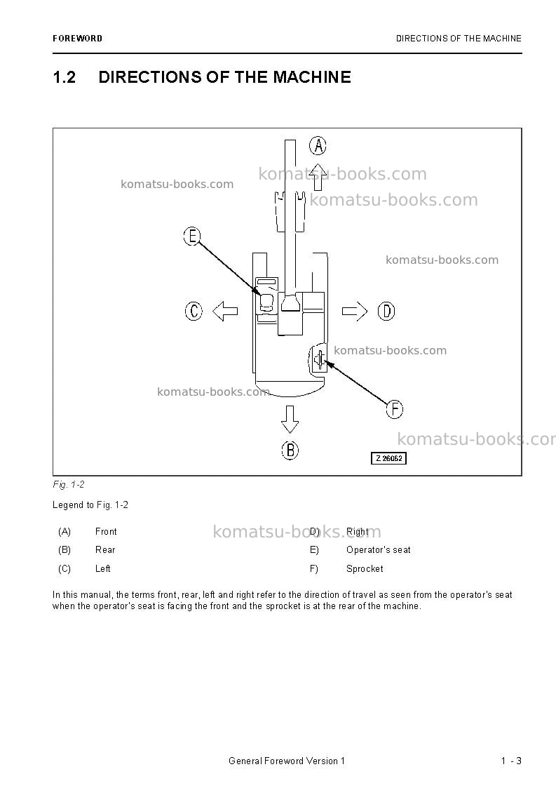 Komatsu pc3000-6deu Operation manual cover Page 5 Komatsu pc3000-6deu Operation manual cover Page 5