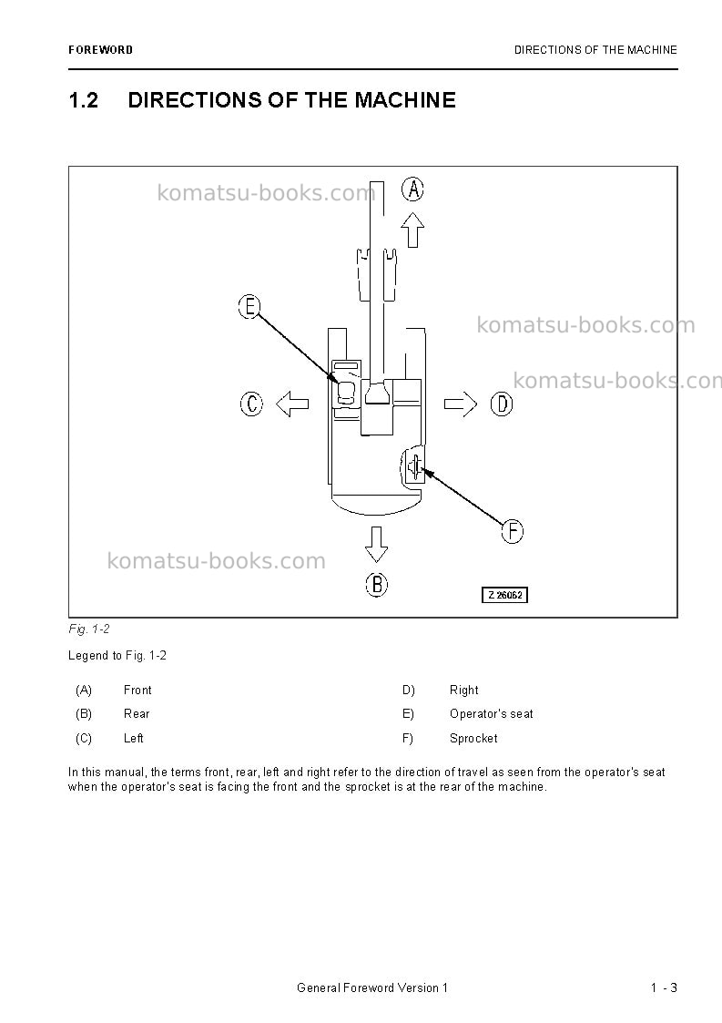 Komatsu pc3000-6deu Operation manual cover Page 5 Komatsu pc3000-6deu Operation manual cover Page 5