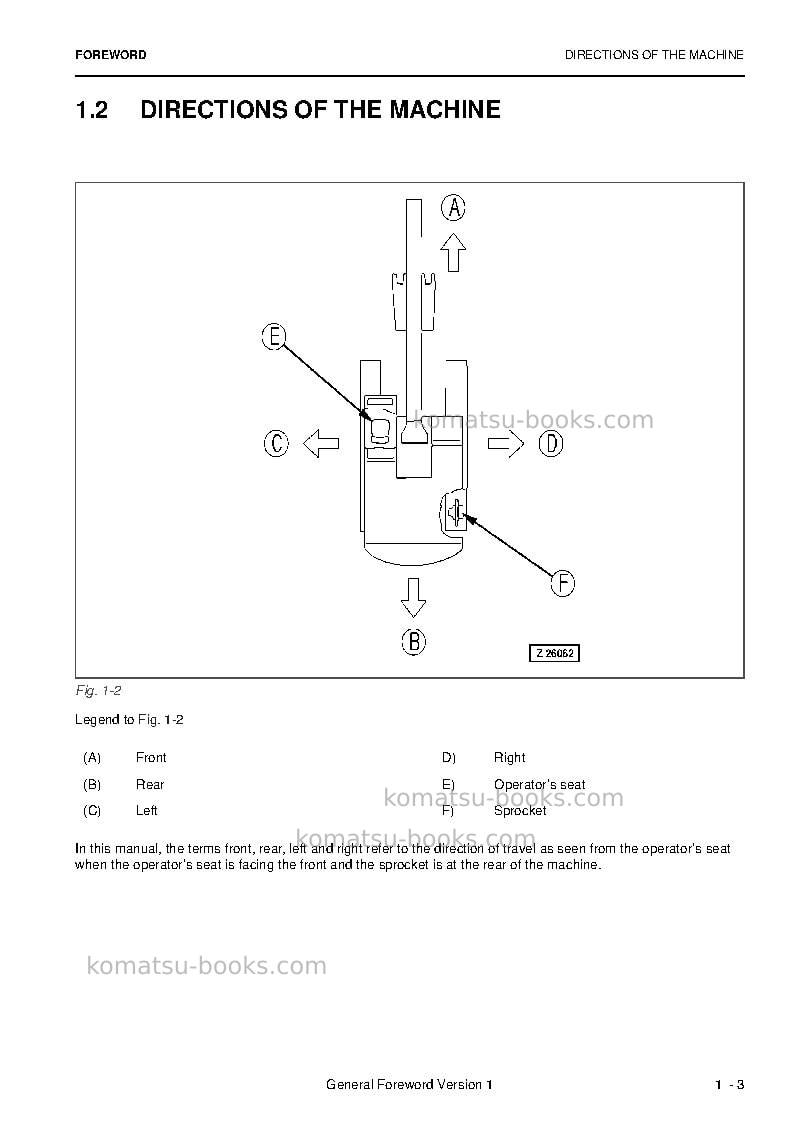 Komatsu pc3000-6deu Operation manual cover Page 5 Komatsu pc3000-6deu Operation manual cover Page 5