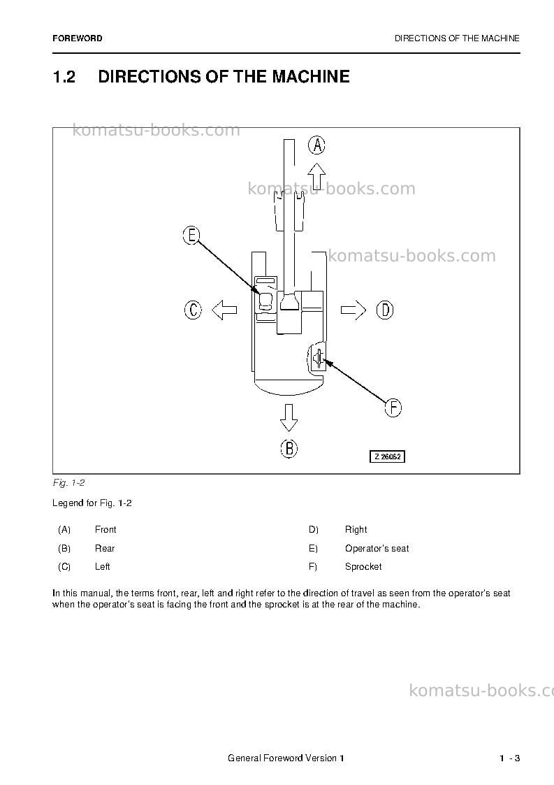 Komatsu pc3000-6deu Operation manual cover Page 5 Komatsu pc3000-6deu Operation manual cover Page 5