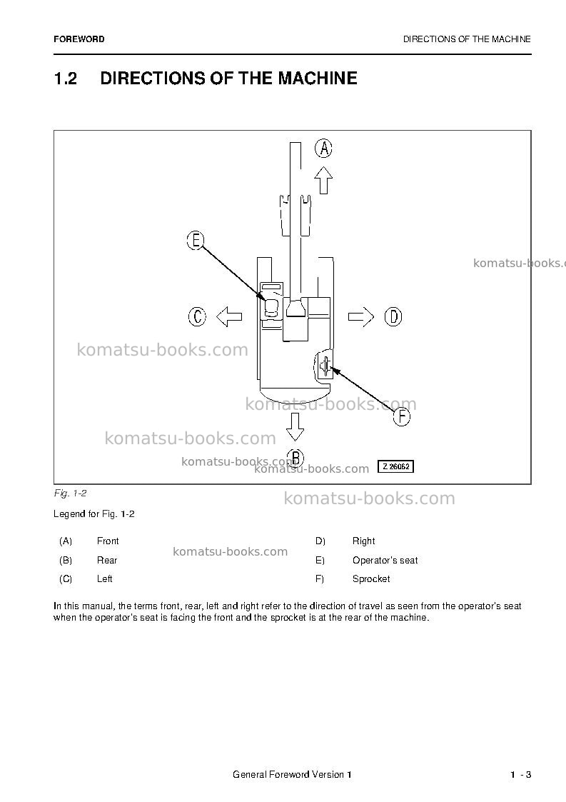 Komatsu pc3000-6deu Operation manual cover Page 5 Komatsu pc3000-6deu Operation manual cover Page 5