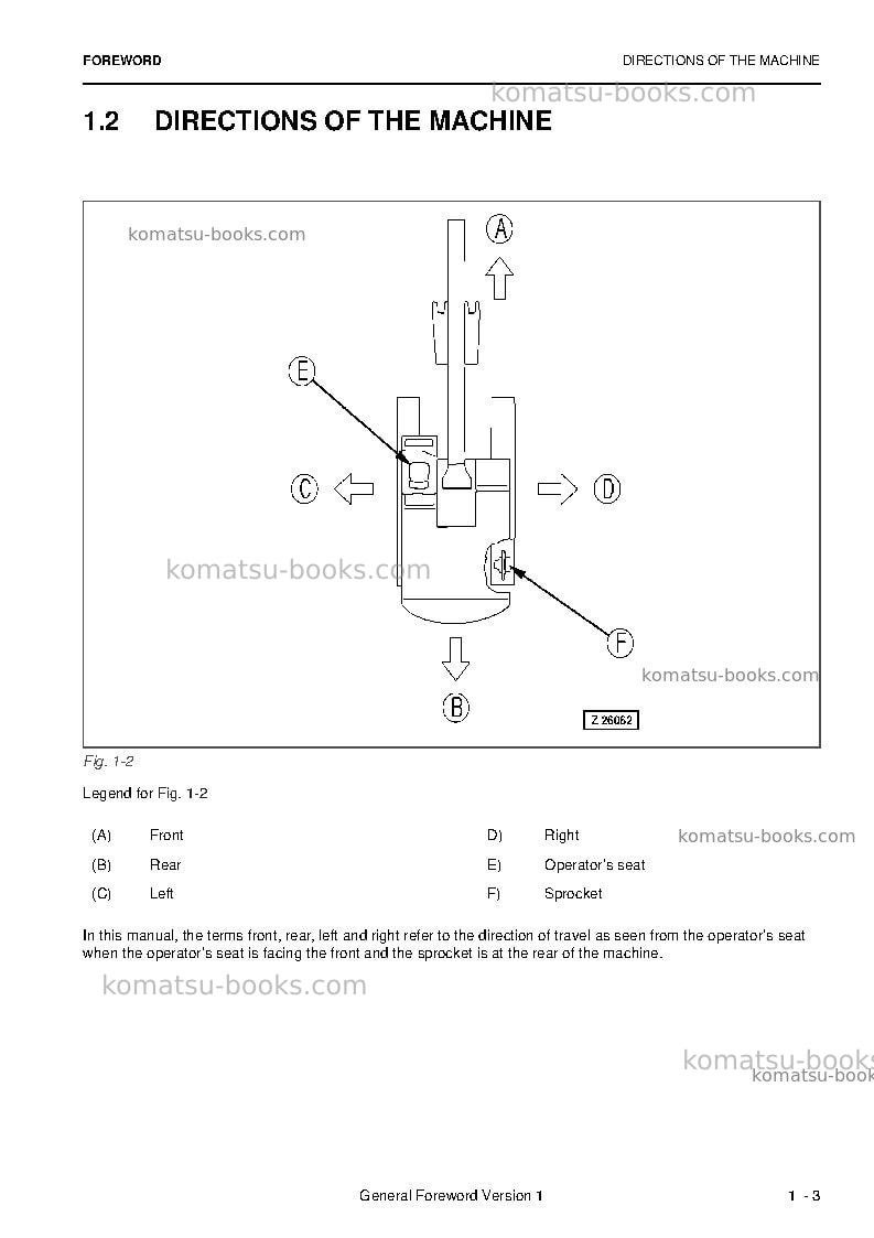 Komatsu pc3000-6deu Operation manual cover Page 5 Komatsu pc3000-6deu Operation manual cover Page 5