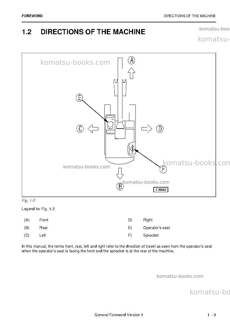 Komatsu pc3000e-6deu Operation manual cover Page 5 Komatsu pc3000e-6deu Operation manual cover Page 5