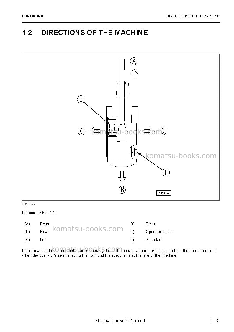 Komatsu pc3000e-6deu Operation manual cover Page 5 Komatsu pc3000e-6deu Operation manual cover Page 5